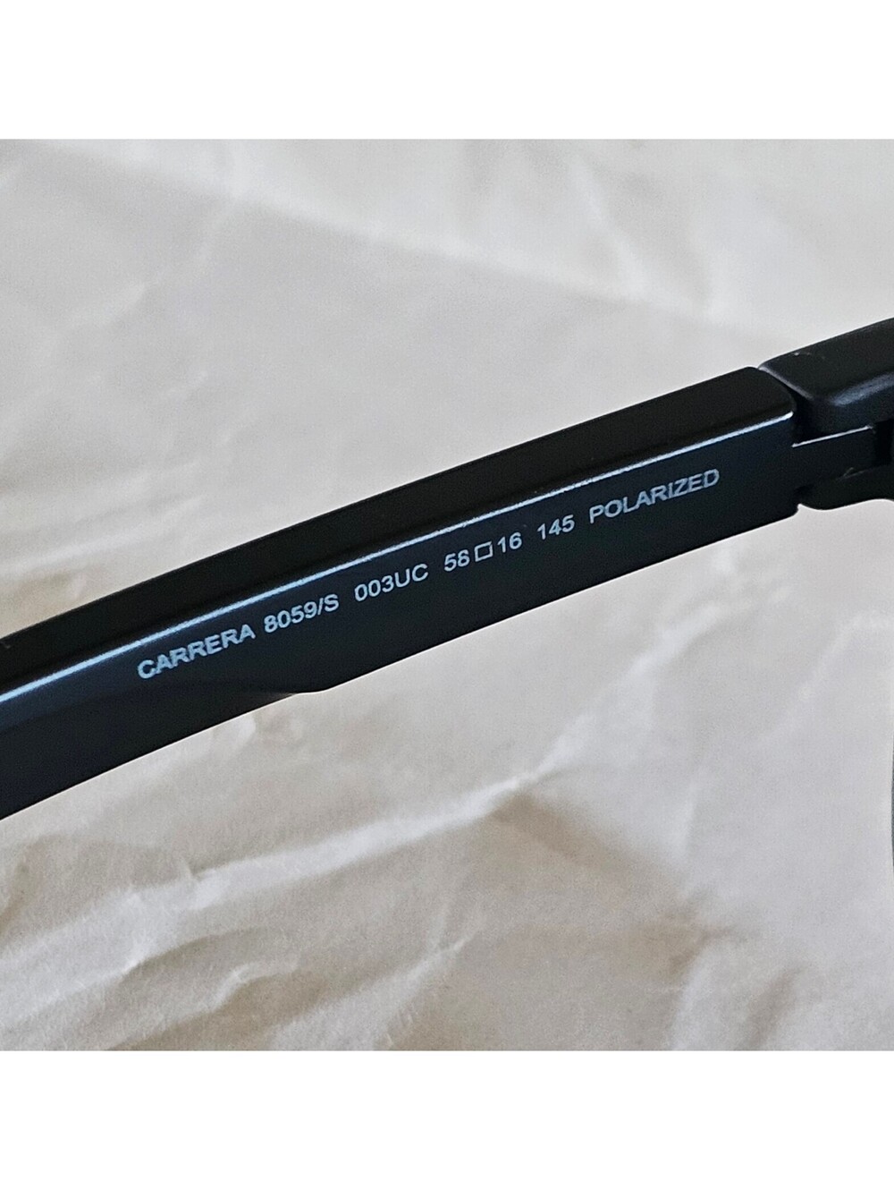 Carrera Matte Black Polarized Sunglasses - 8059/S - Picture 5 of 7